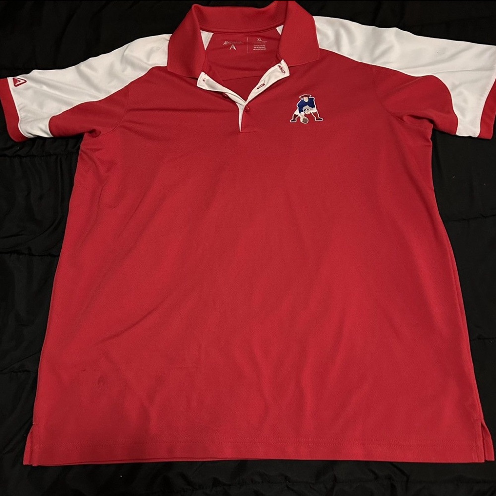 Antigua New England Patriots, vintage, 
patch polo shirt‎
